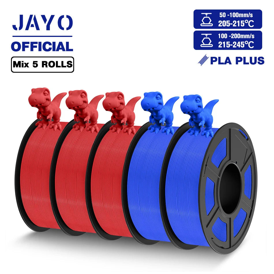 PLA plus 1.75Mm PLA+ 3D Printer Filament Neatly Wound 3D Filament PLA for FDM 3D Printer Macarone Color Materials