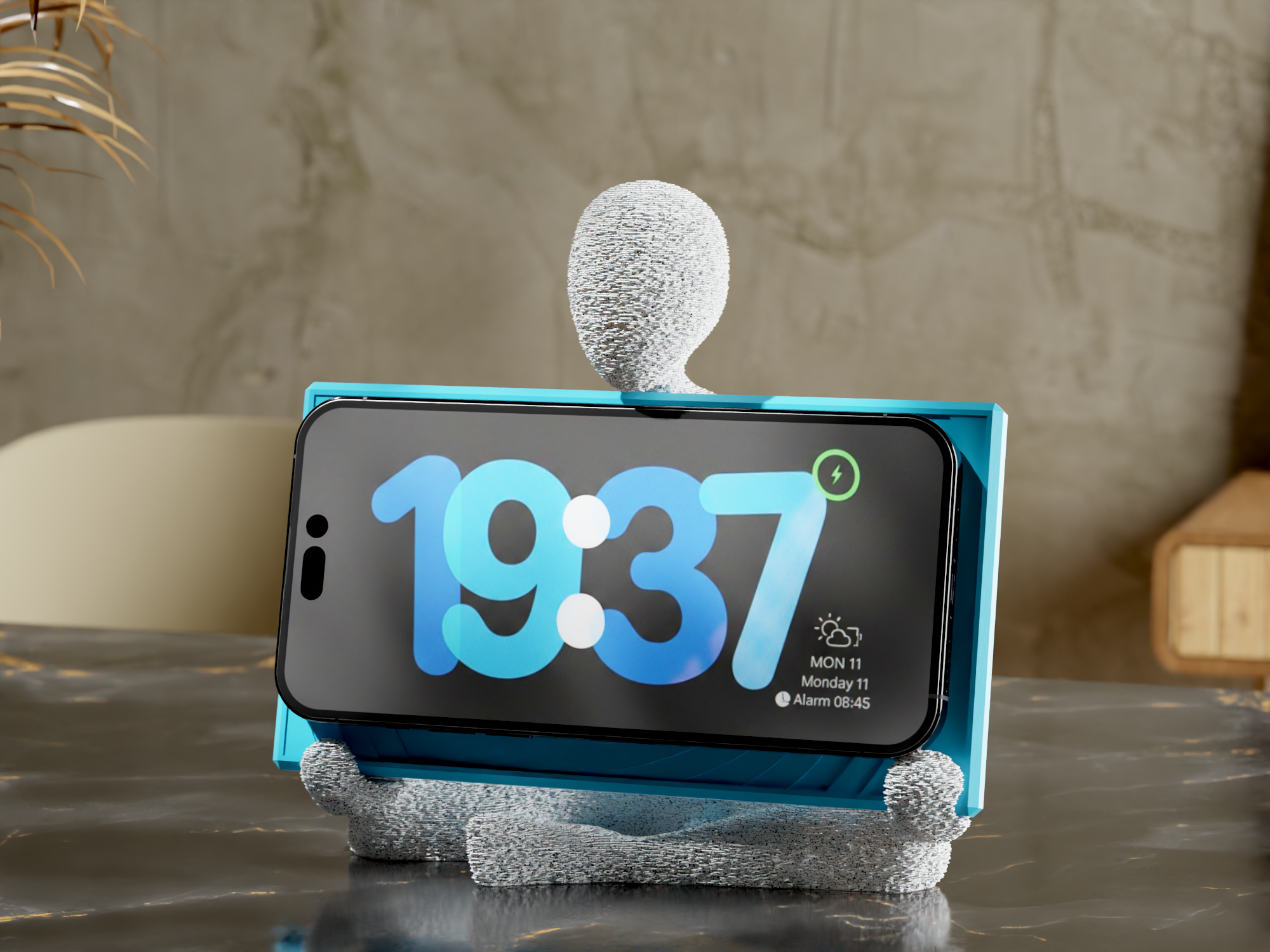 BUDDY DOCK – Smartphone-Halter im Figuren-Design (3D-Druck)