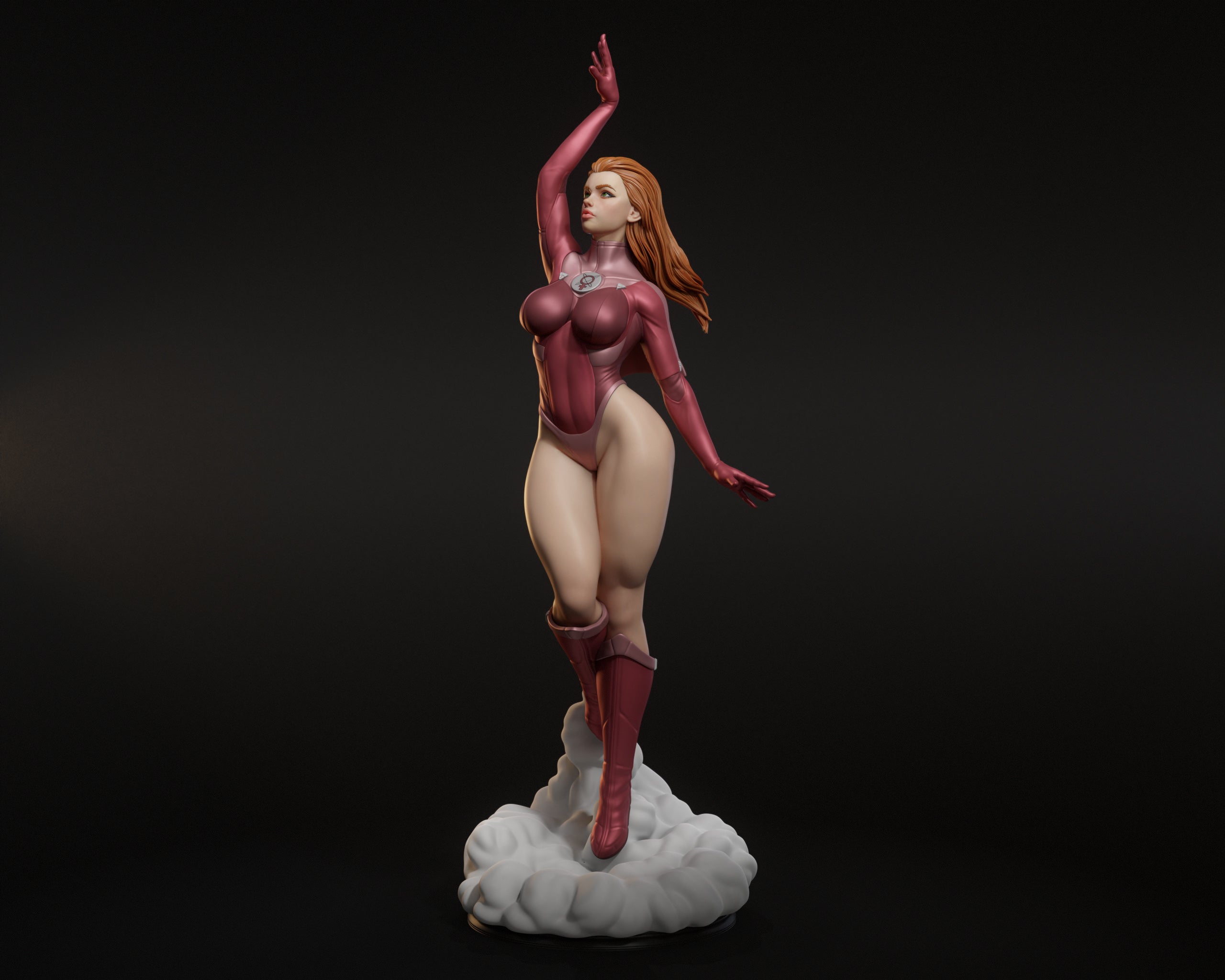 Atom Eve Figur !!!BEMALT!!! -Fan Art-3D Druck- Maßstab 1:6