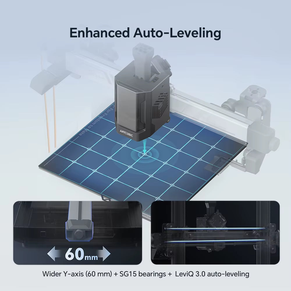 Kobra 3 V2 600Mm/S Fast Printing 3D Printer 8 Colors ACE Pro Filament Auto Drying  APP Control 3D Printer