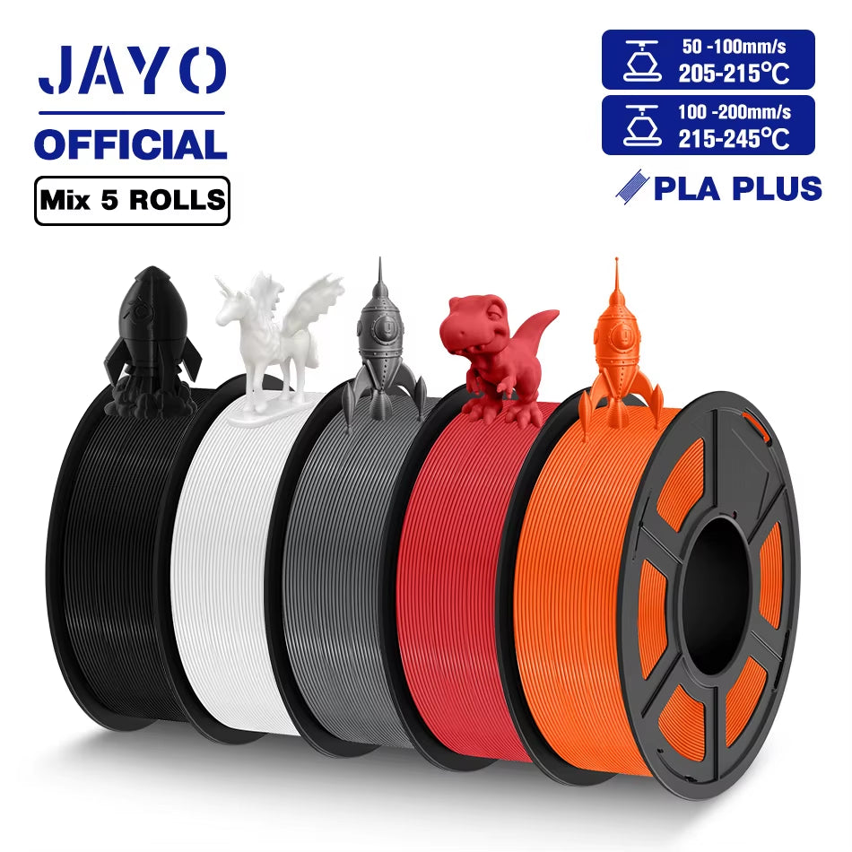 PLA plus 1.75Mm PLA+ 3D Printer Filament Neatly Wound 3D Filament PLA for FDM 3D Printer Macarone Color Materials