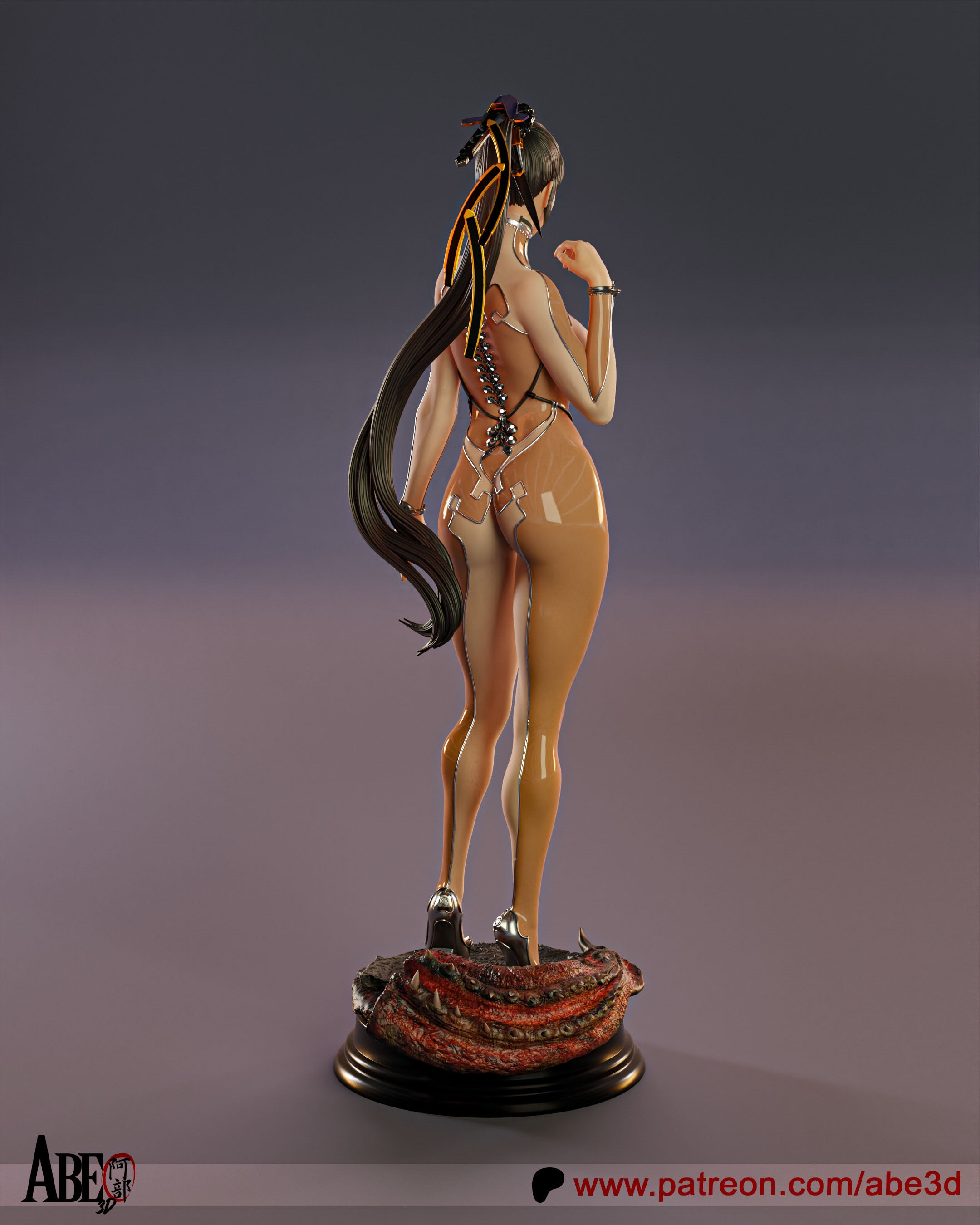 Eve Skin Suit Figur !!!BEMALT!!! -Fan Art-3D Druck- Maßstab 1:6