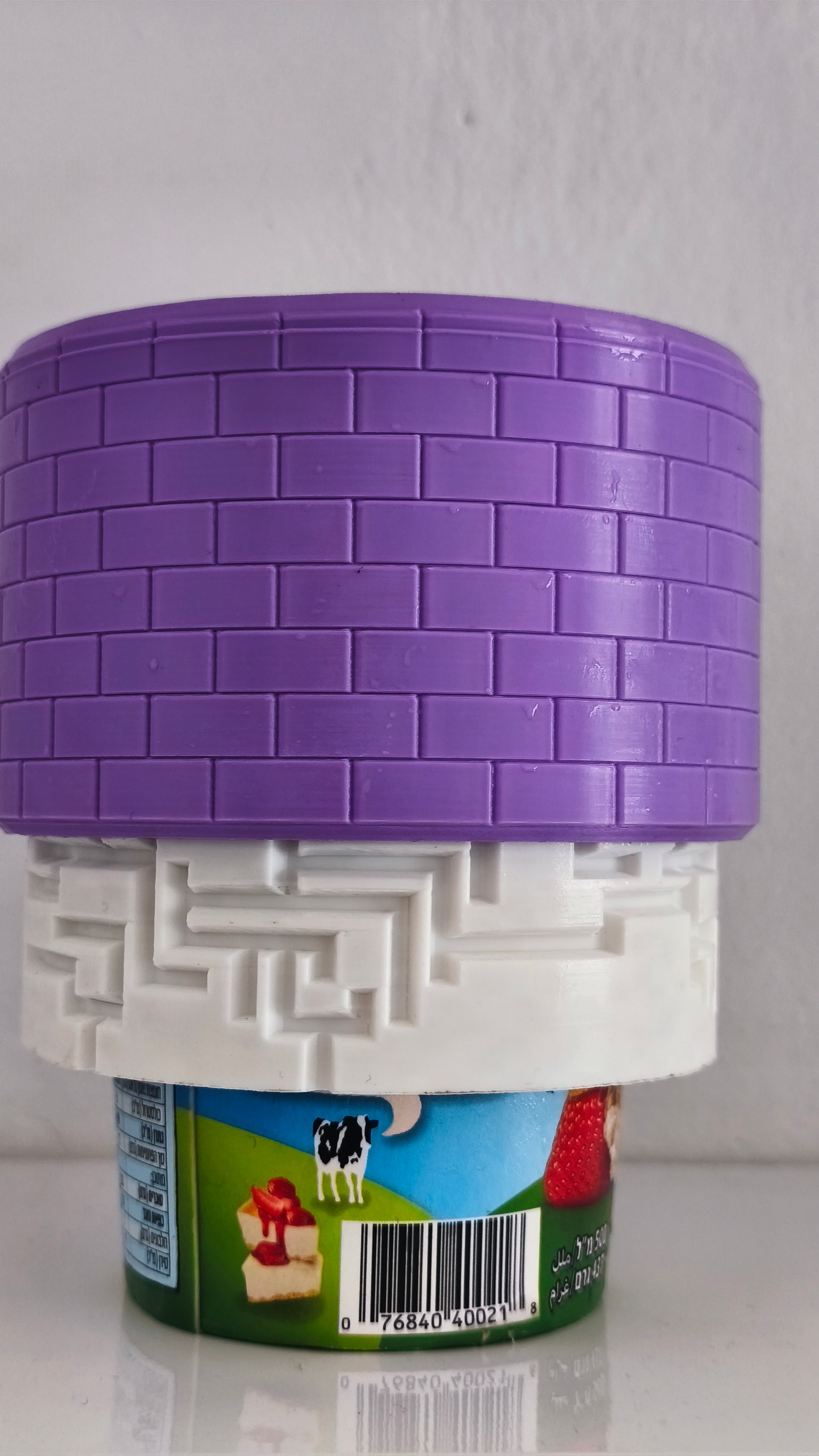 PINT ARMOR – Eisbecher-Sleeve/Isolier-Hülle (3D-Druck, Maze/Brick Edition)