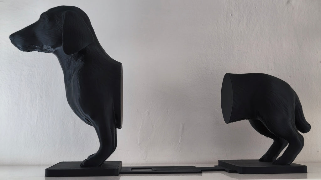 DOG BOOKENDS – Buchstützen im Hundedesign (3D-Druck)