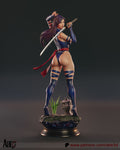 Psylocke Figur !!!BEMALT!!! -Fan Art-3D Druck- Maßstab 1:6
