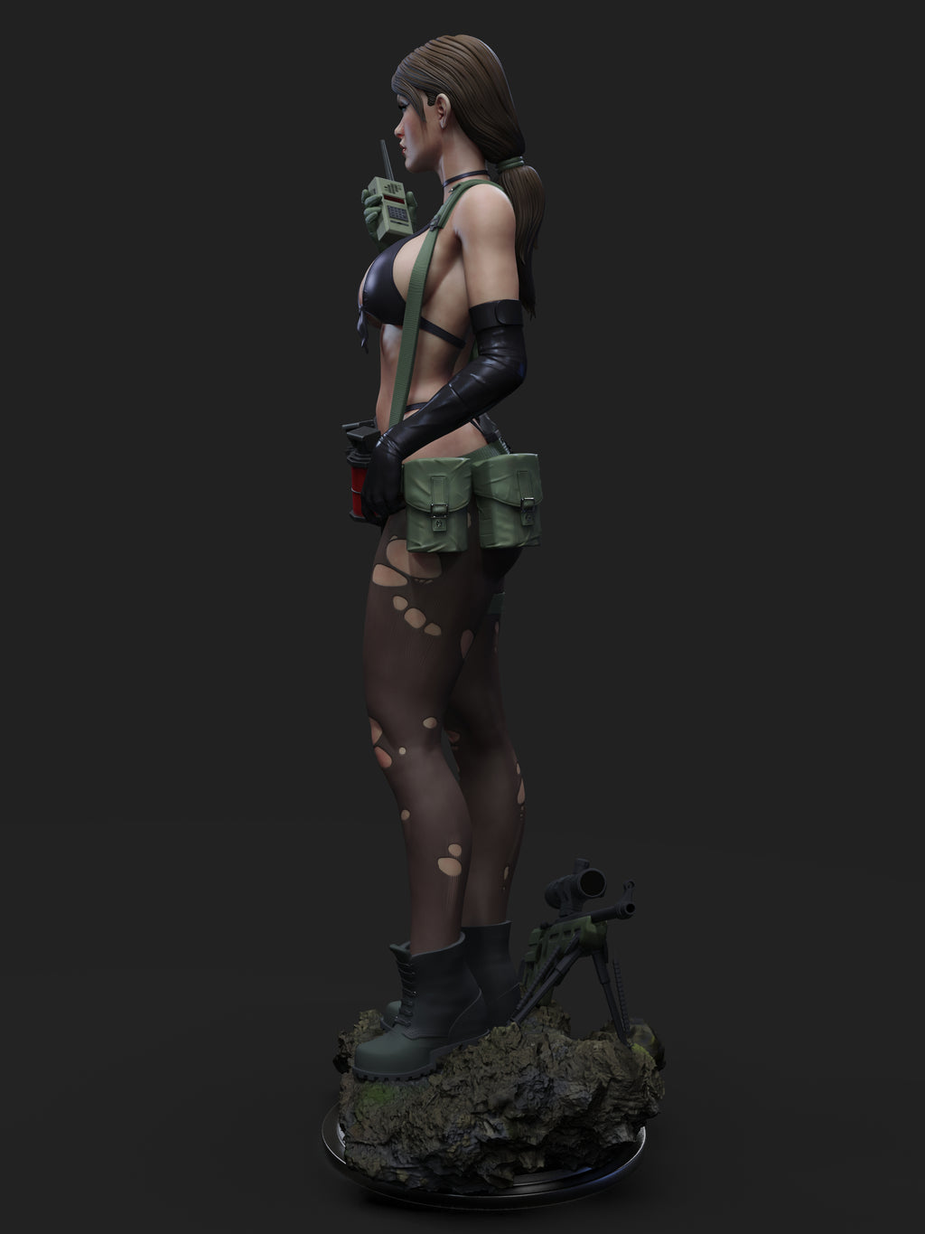 Quiet Figur BEMALT -Fan Art-3D Druck- Maßstab 1:6