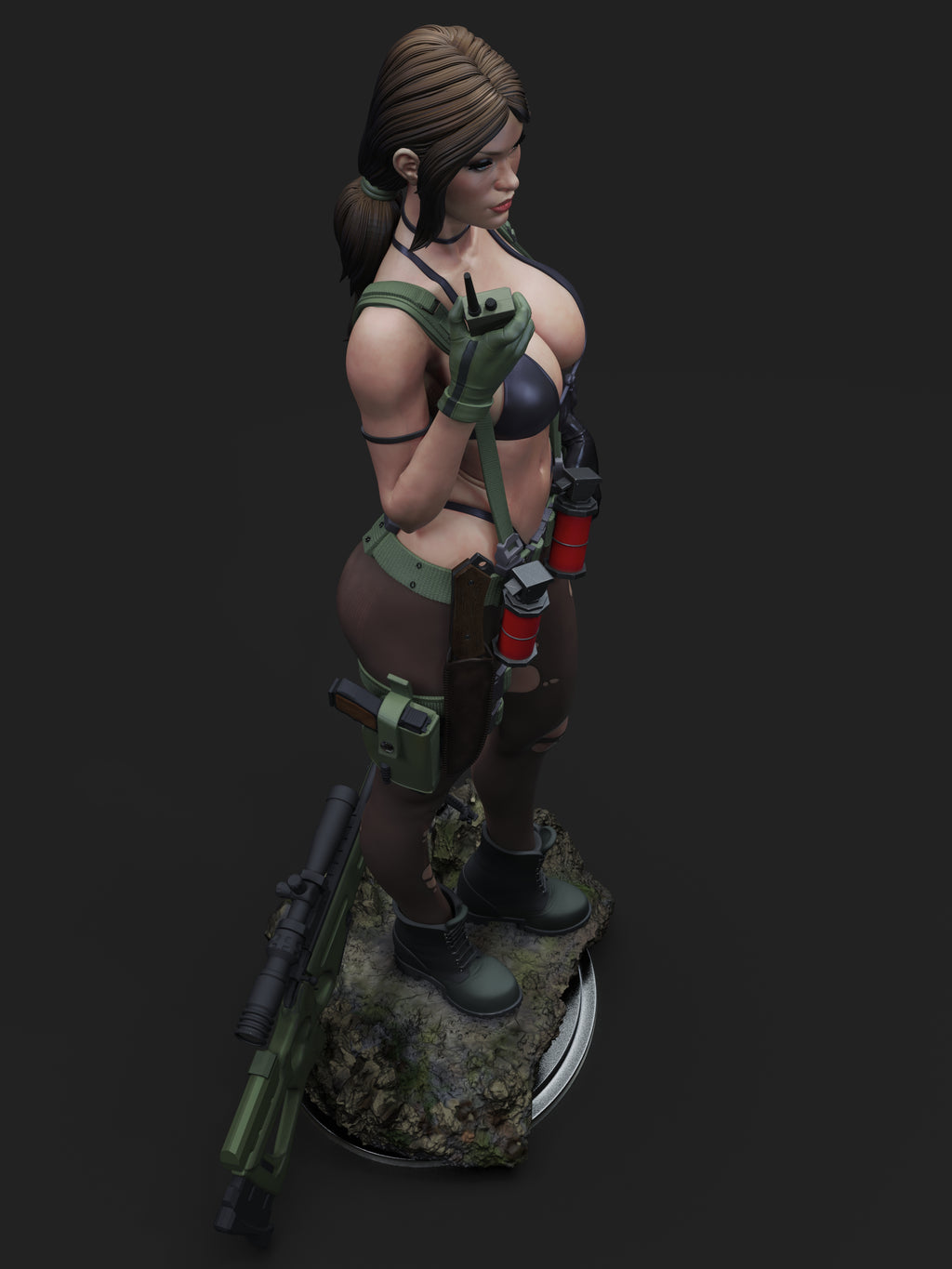 Quiet Figur BEMALT -Fan Art-3D Druck- Maßstab 1:6