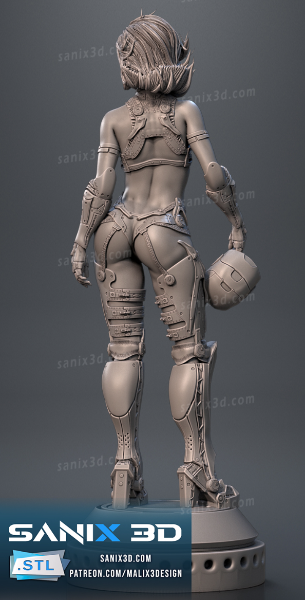 IRON WIDOW Figur !!!BEMALT!!!-Fan Art-3D Druck- Maßstab 1:6