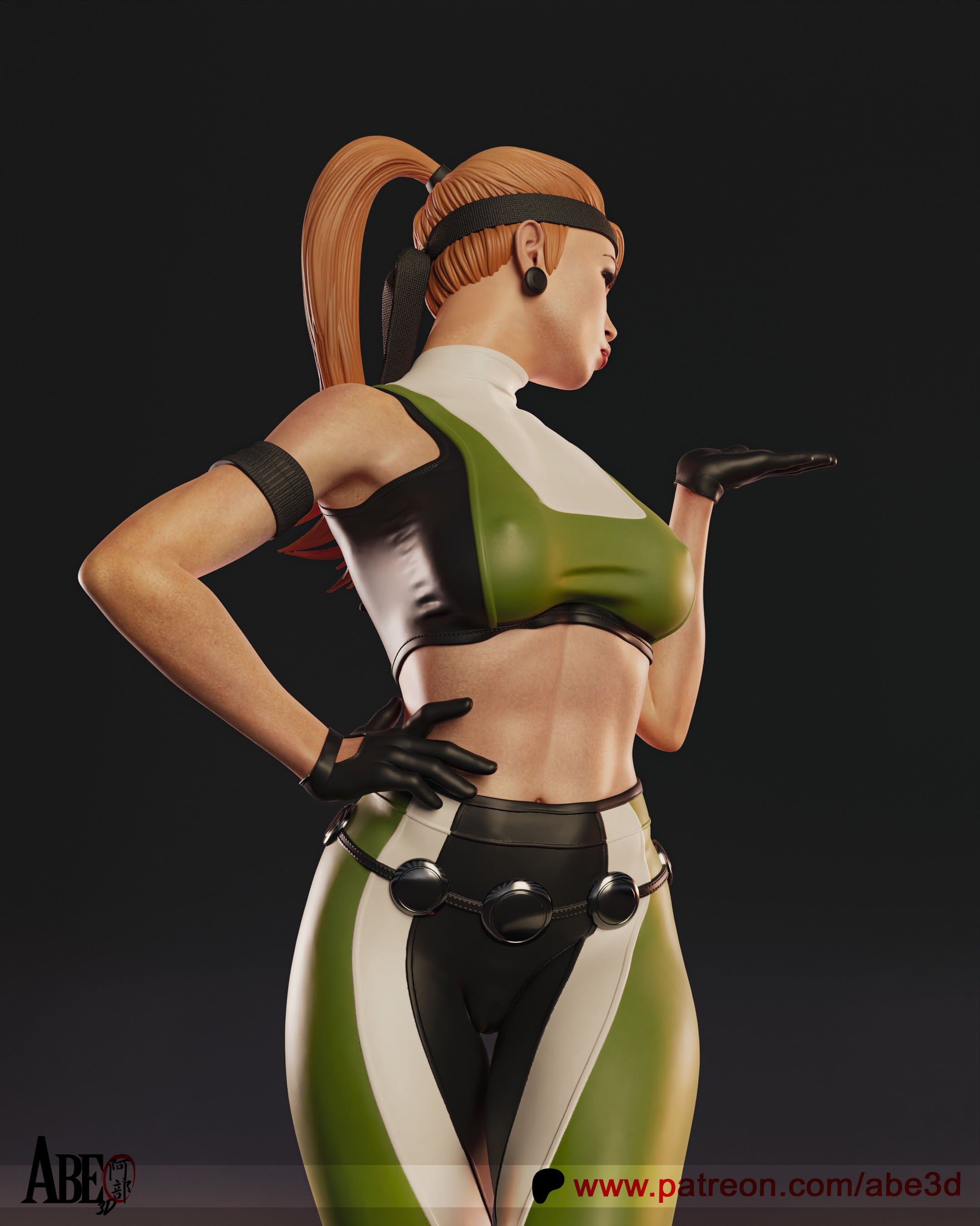 Sonya Blade Figur !!!BEMALT!!! -Fan Art-3D Druck- Maßstab 1:6