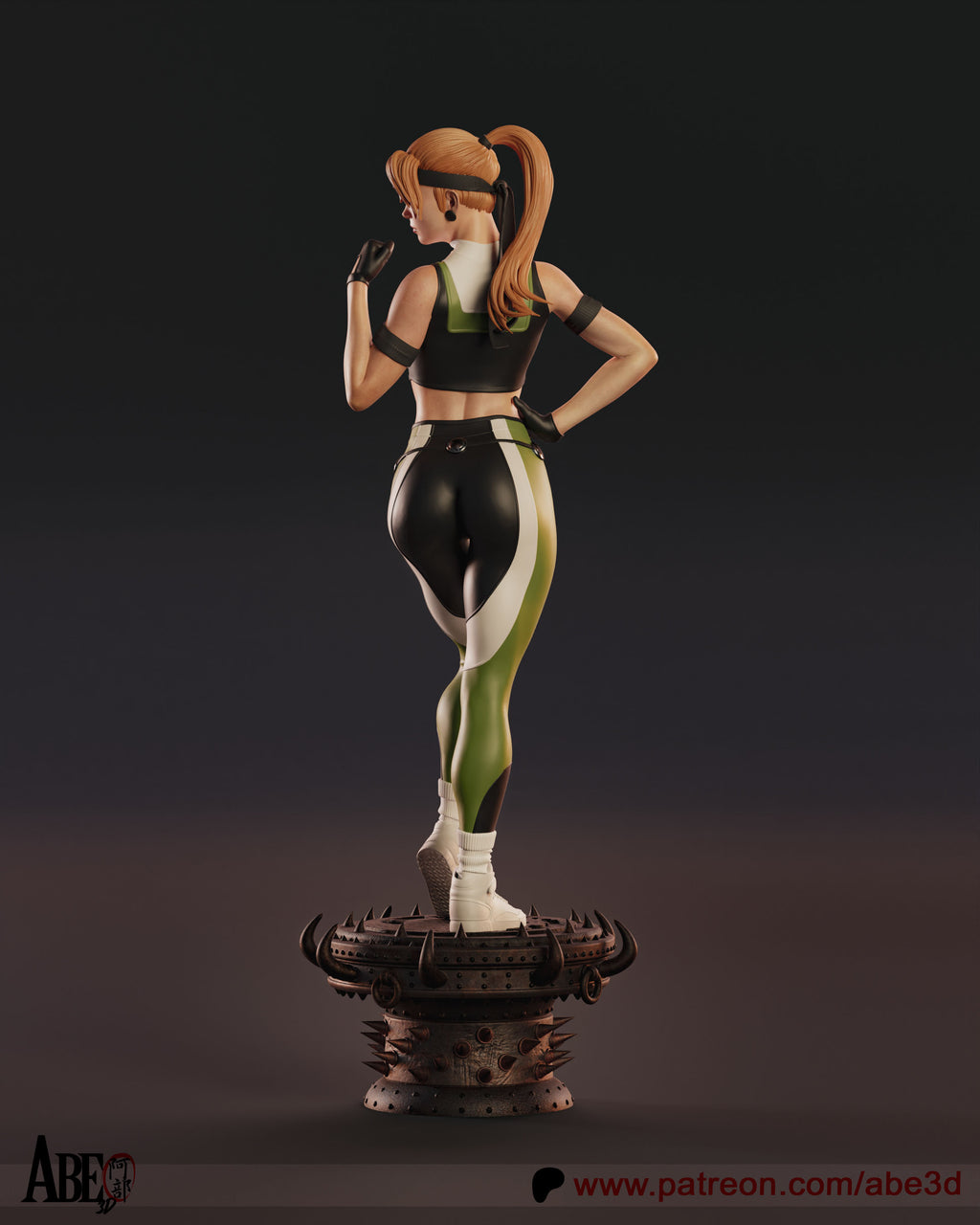 Sonya Blade Figur !!!BEMALT!!! -Fan Art-3D Druck- Maßstab 1:6