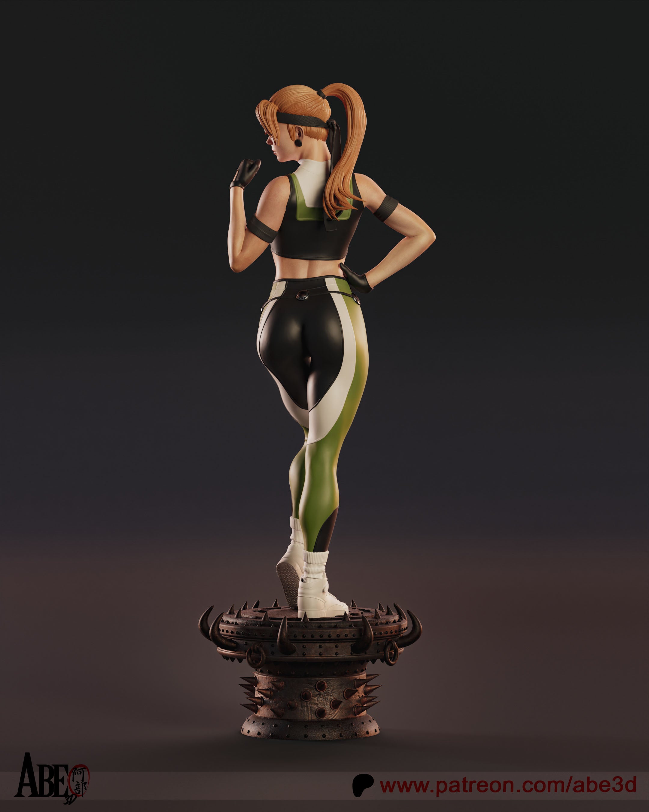 Sonya Blade Figur !!!BEMALT!!! -Fan Art-3D Druck- Maßstab 1:6