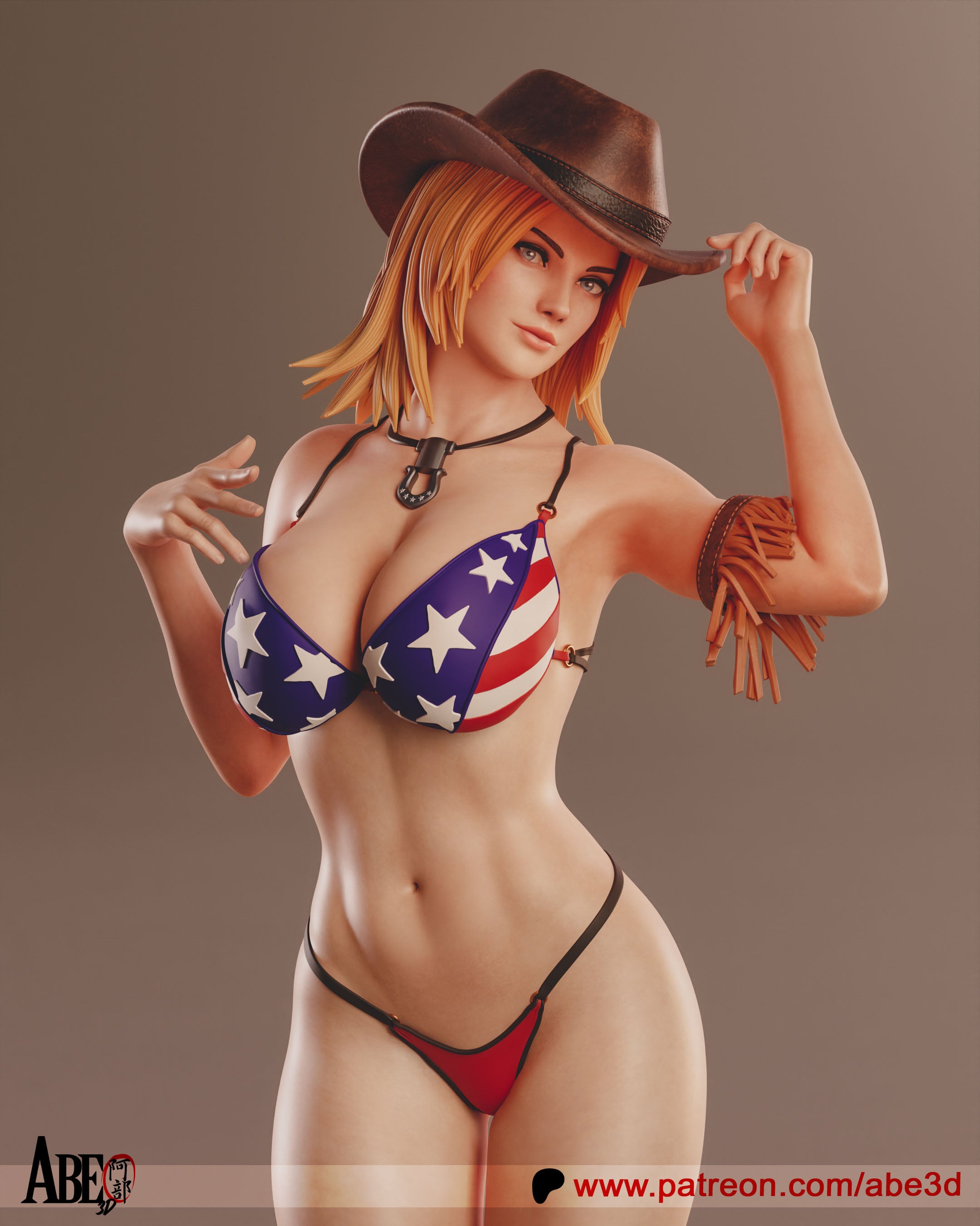 Tina Armstrong Figur !!!BEMALT!!! -Fan Art-3D Druck- Maßstab 1:6