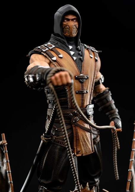 Scorpion Mortal Kombat Figur Fan Art-3D Druck- Maßstab 1:6