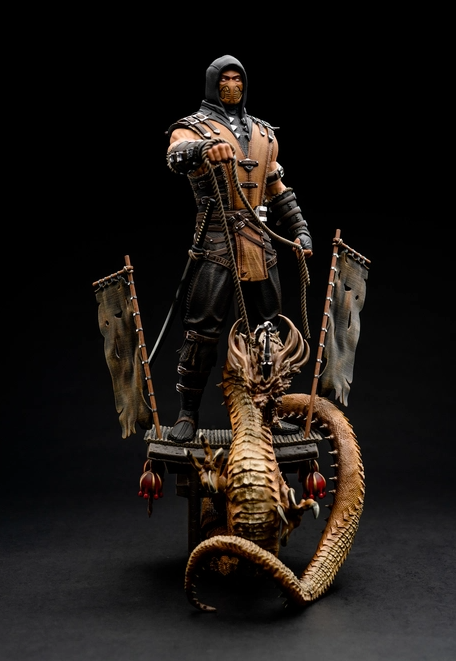 Scorpion Mortal Kombat Figur Fan Art-3D Druck- Maßstab 1:6