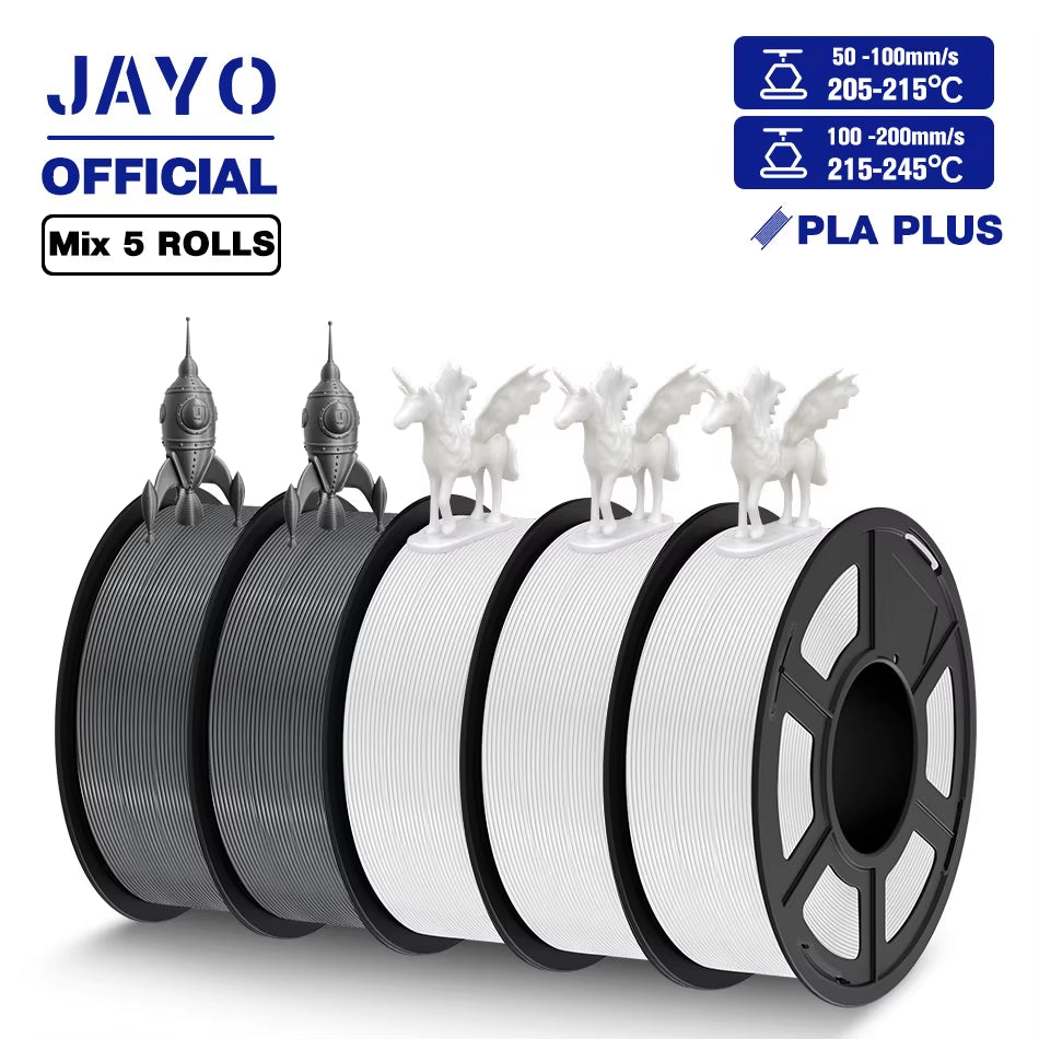 PLA plus 1.75Mm PLA+ 3D Printer Filament Neatly Wound 3D Filament PLA for FDM 3D Printer Macarone Color Materials