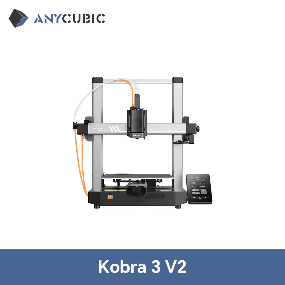 Kobra 3 V2 600Mm/S Fast Printing 3D Printer 8 Colors ACE Pro Filament Auto Drying  APP Control 3D Printer