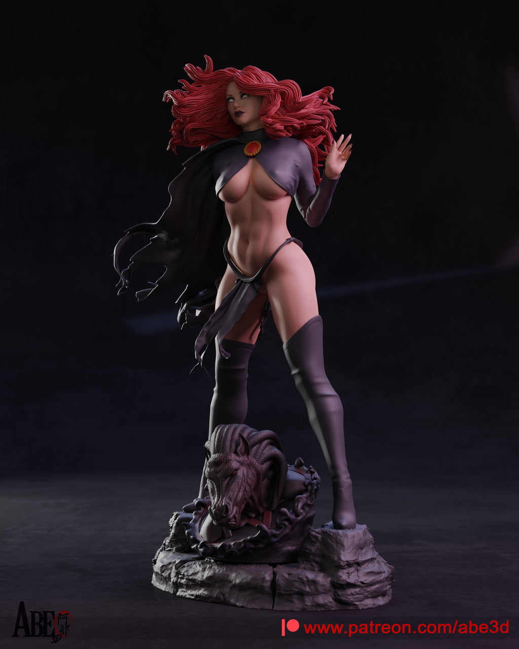 Madelyne Pryor Figur !!!BEMALT!!! -Fan Art-3D Druck- Maßstab 1:6