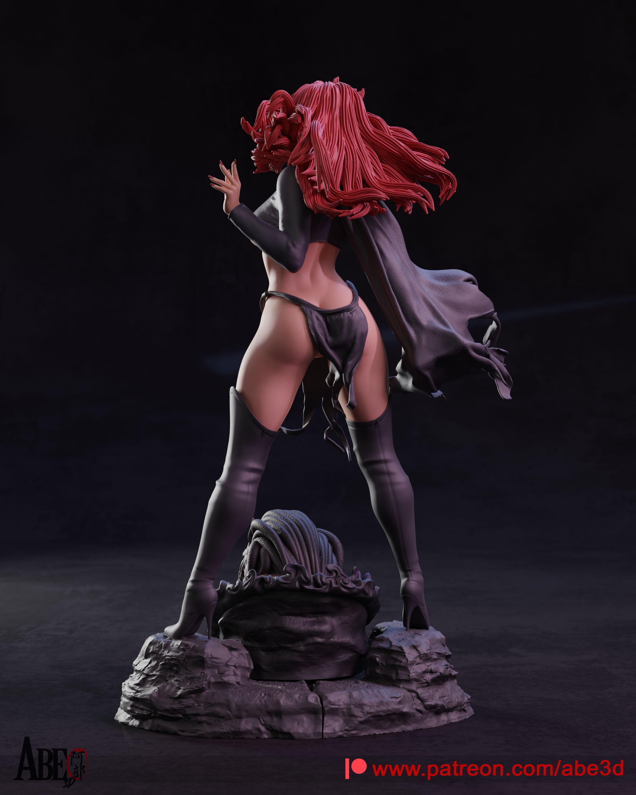 Madelyne Pryor Figur !!!BEMALT!!! -Fan Art-3D Druck- Maßstab 1:6