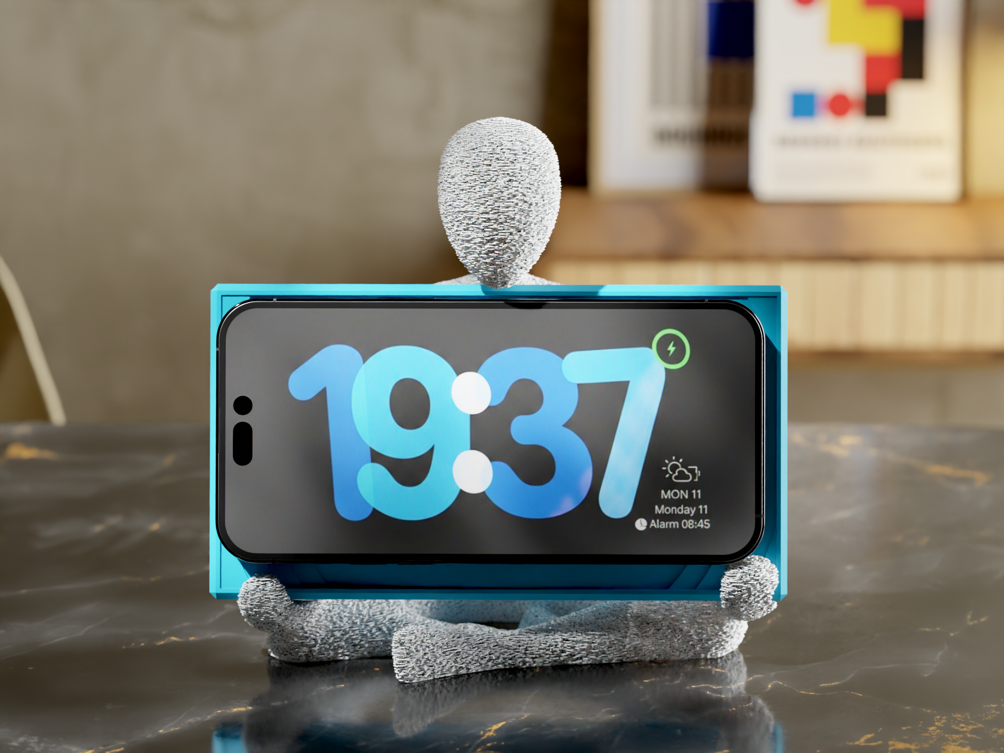 BUDDY DOCK – Smartphone-Halter im Figuren-Design (3D-Druck)