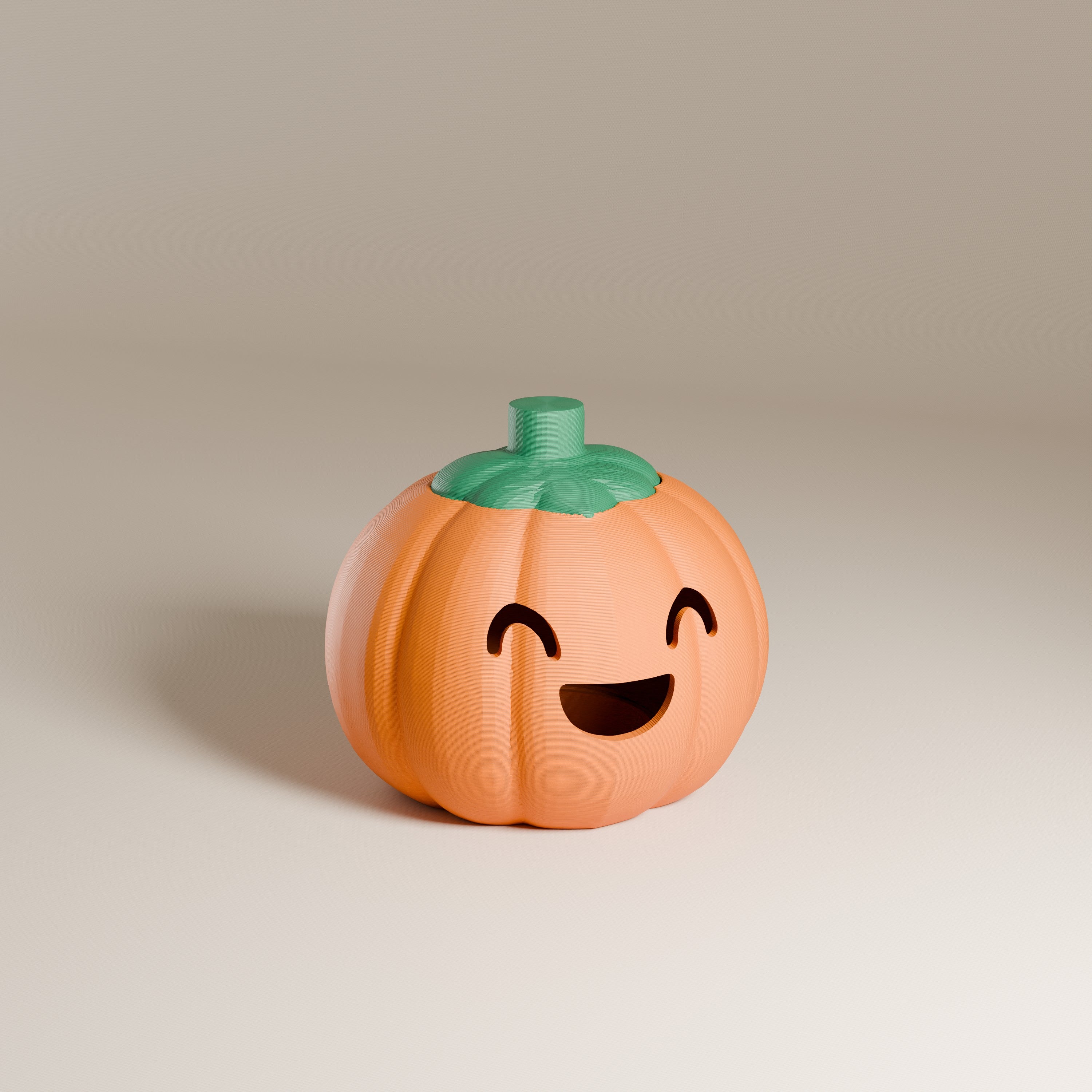 PUMPKIN LIGHT – Kürbis-Lampe / LED-Teelichthalter (3D-Druck, Halloween)